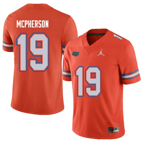 Jordan Brand Men #19 Evan McPherson Florida Gators College Football Jerseys Sale-Orange